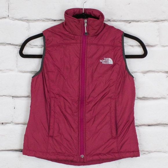 The North Face Jackets & Blazers - The North Face Pink Down Vest Hiking Camping Sz S